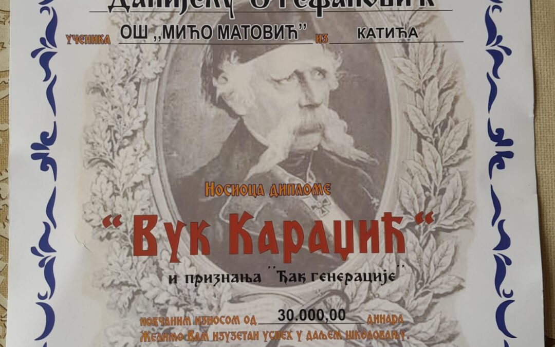 Додела Вукових диплома